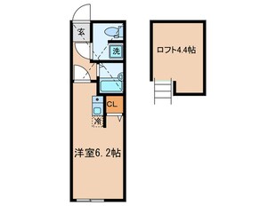 リヴェール武蔵新城の物件間取画像